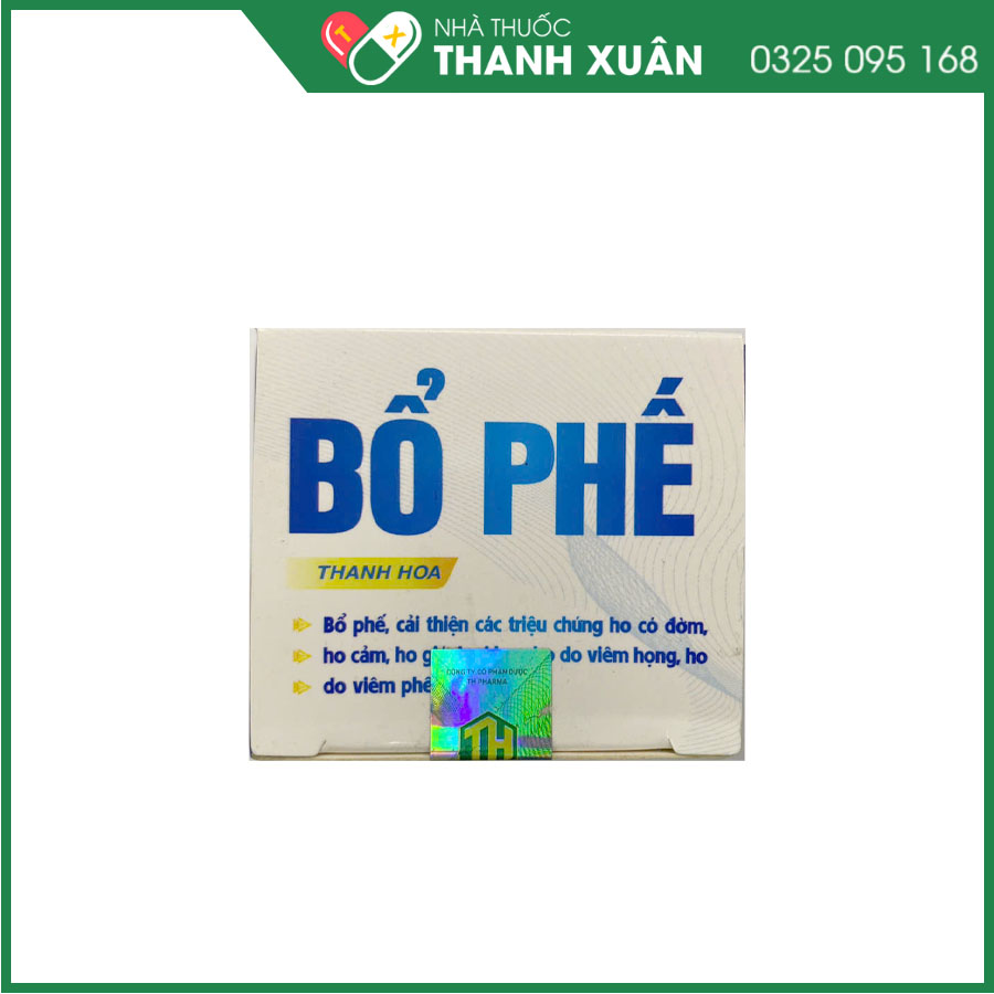 Bổ phế Thanh Hoa cải thiện triệu chứng ho có đờm